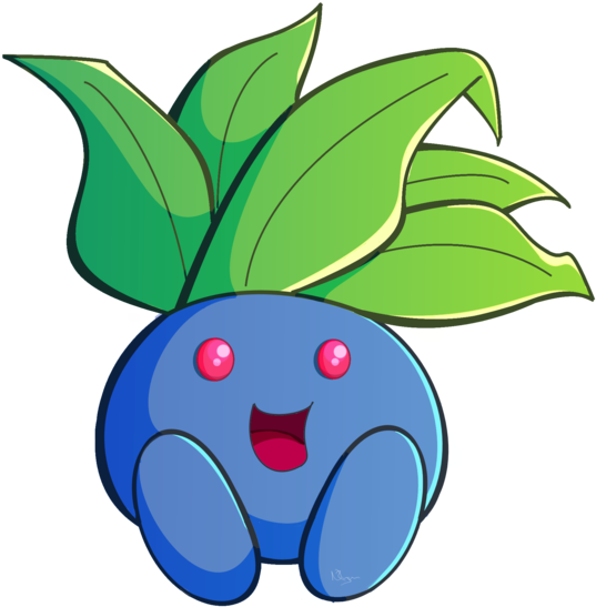 Pokemon Ginjinka Oddish Cosplay - Blue Pokemon With Leaves (600x600)