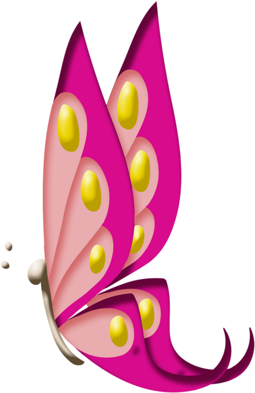 Butterfly Artcartoon Butterflybutterfly Kissesbeautiful - Clip Butterfly (553x800)
