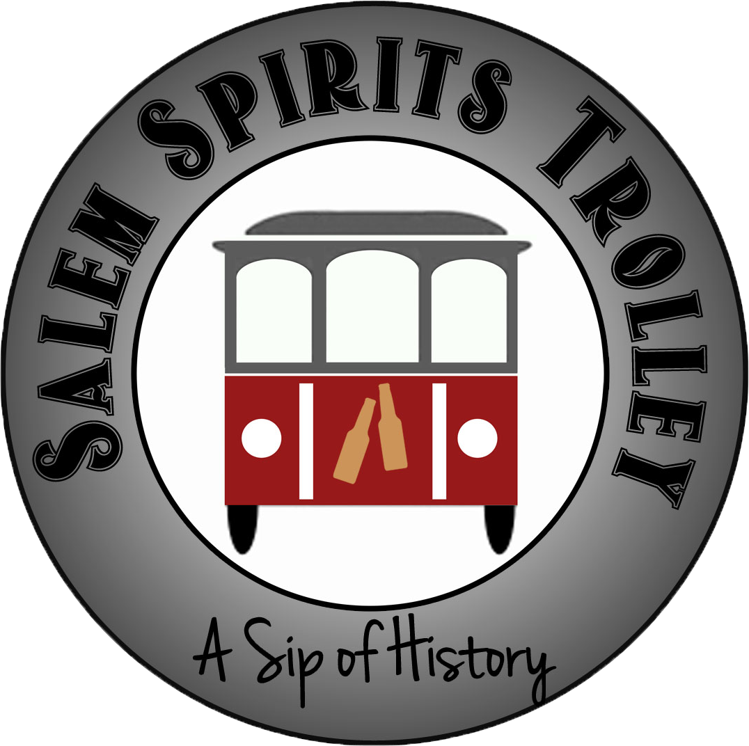 Welcome Aboard The Salem Spirits Trolley Join Us On - Badge (1076x1072)