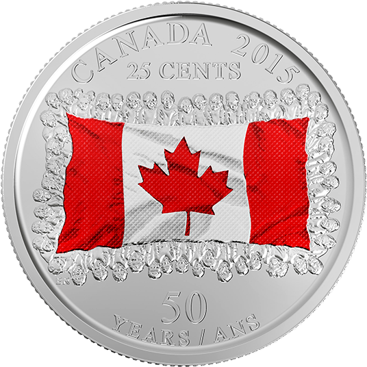 2015 25-cent Quarter Circulation Pack - Canada 50 Years Quarter (600x611)