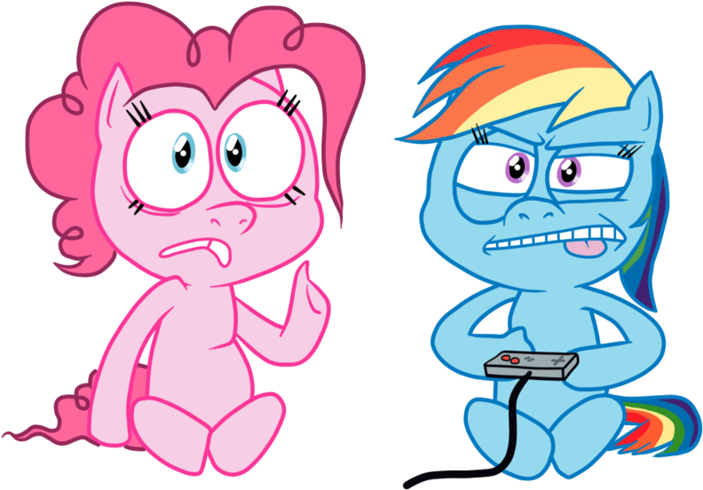 Rainbow Dash And Pinkie Pie By Drawing-eyes - Pinkie Pie (1024x640)