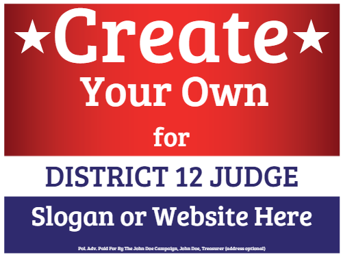 Create Your Own Yard Sign Signitup - Electric Blue (740x500)