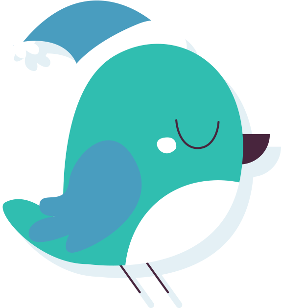 Cute Winter Animal Clip Art Fptfy 8 - Cartoon (612x792)