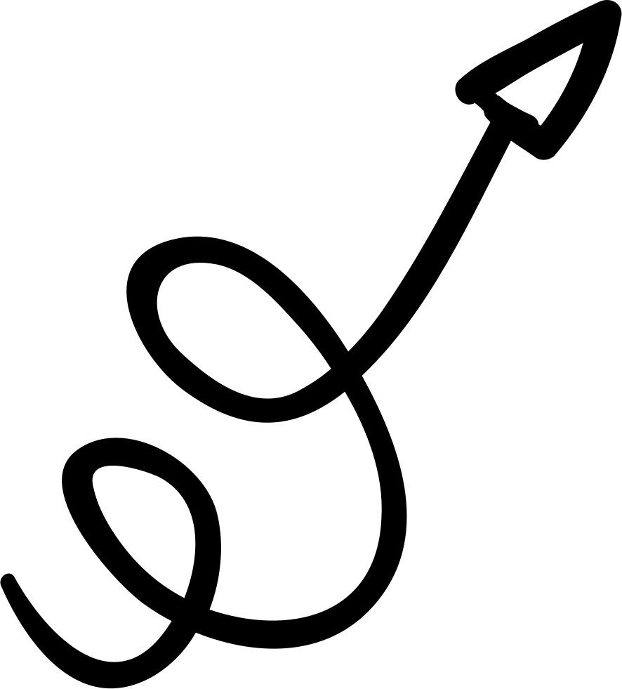 Arrow Computer Icons Clip Art - Swirly Arrow Clip Art (886x981)