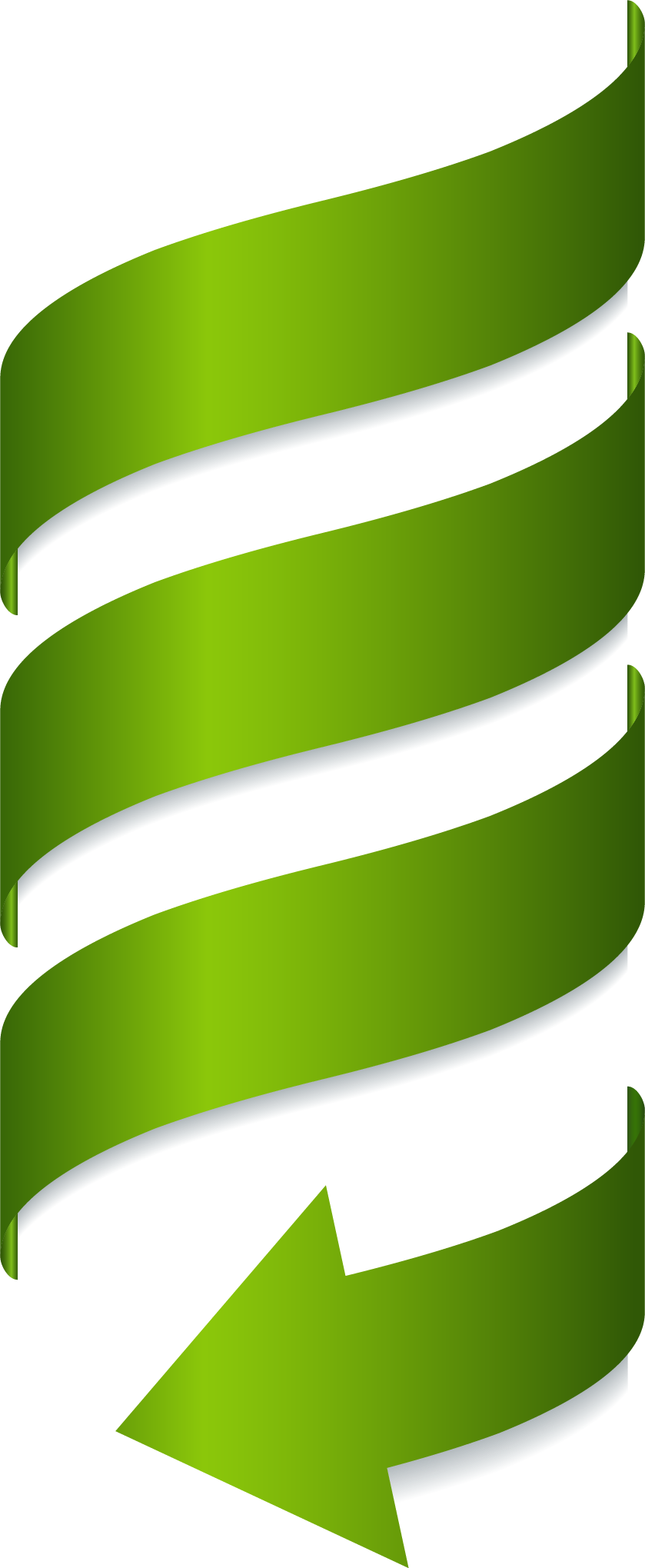 Vector Painted Green Spiral Arrow - فيكتور سهم (839x2039)