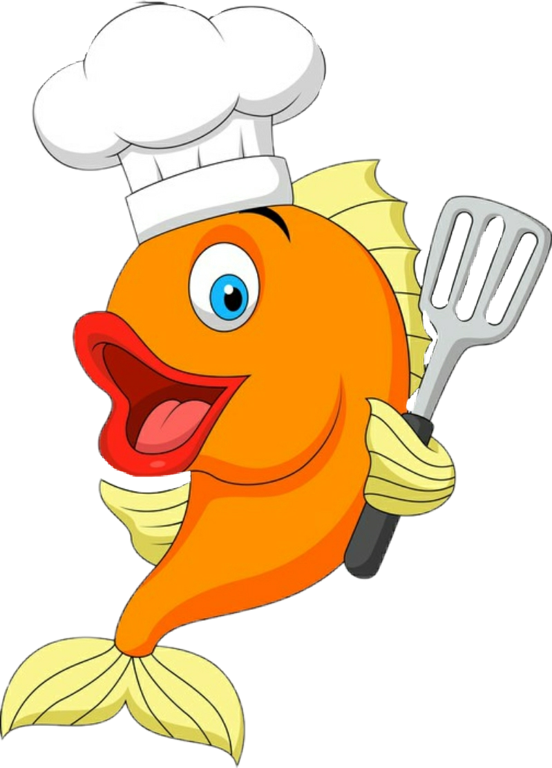 Sign In To Save It To Your Collection - Fish Chef Cartoon (799x1112)