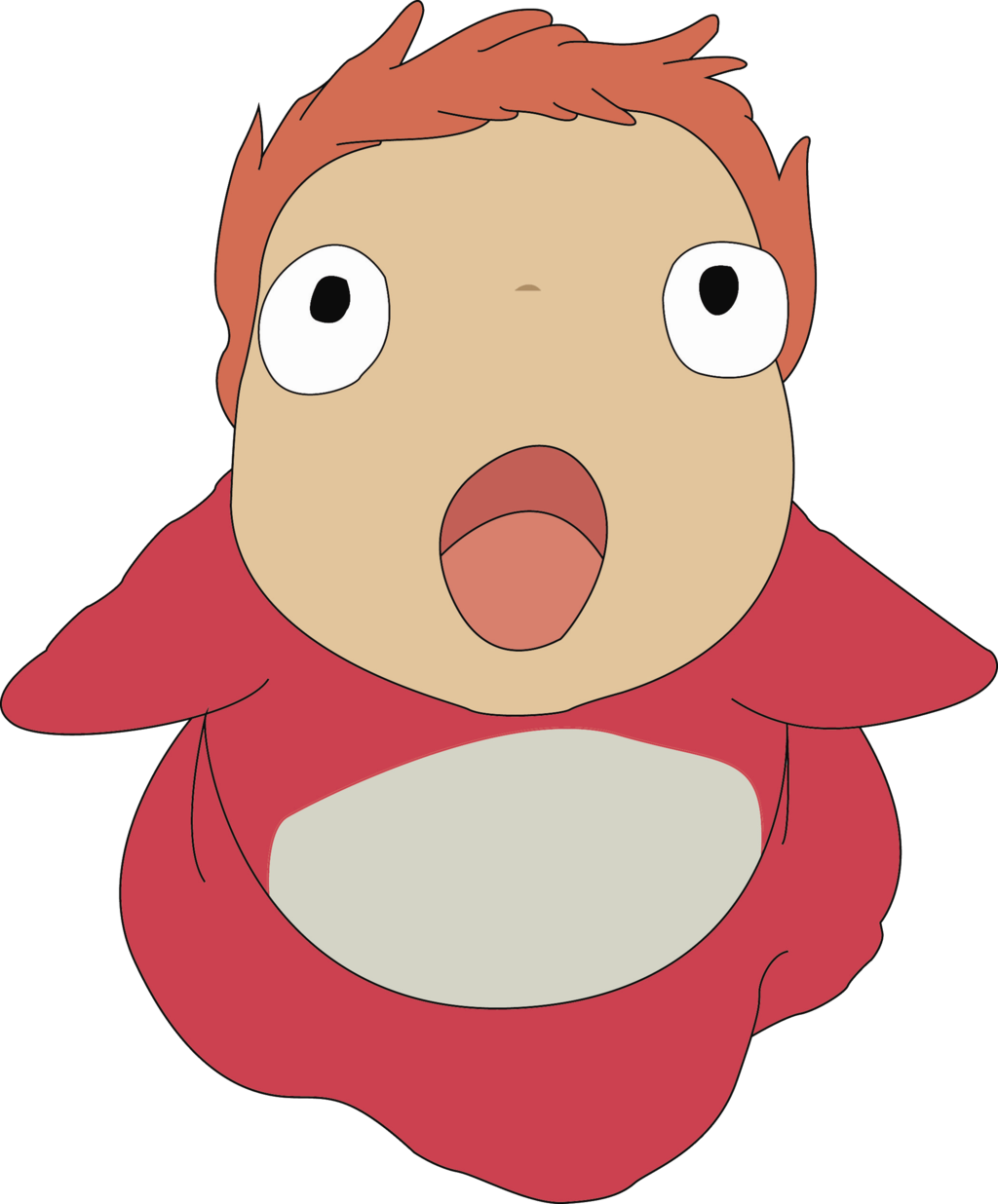 Badbird29 2 1 Ponyo By Badbird29 - Ponyo Transparent (1024x1236)