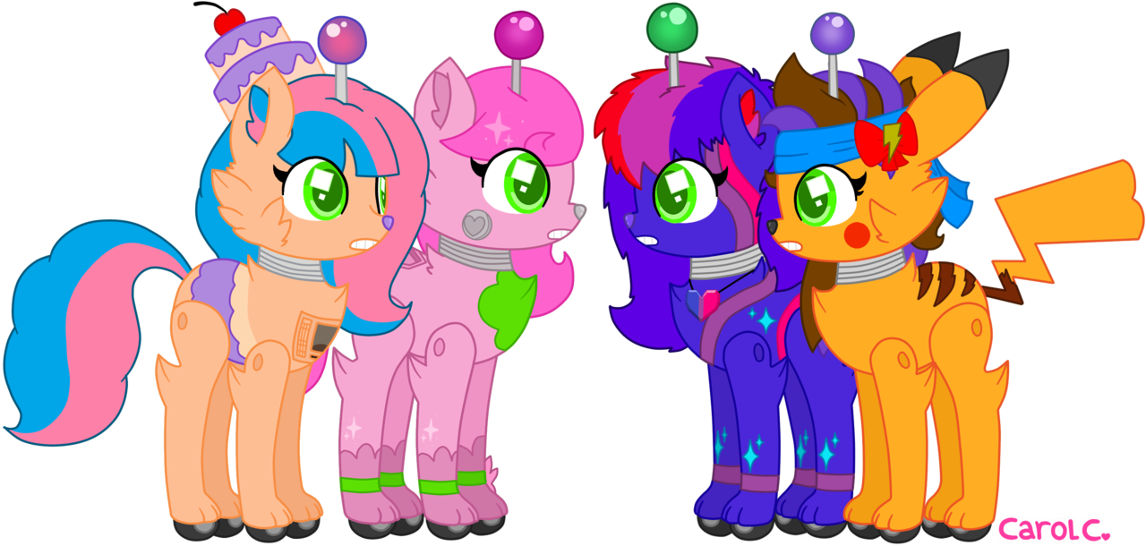 Genesia,bras,pink Plug And Cupcake By Carol2015 - Cartoon (1280x610)