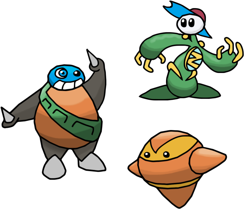 100 Percent All Original Fakemons By Strongseanmann - Cartoon (1024x819)