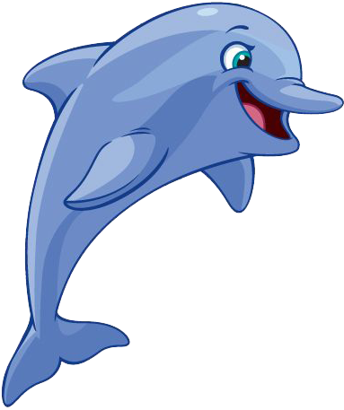 Dolphin Clipart Graduation - Dolphin Clipart (391x500)