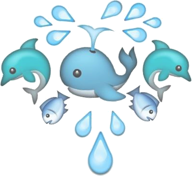 Dolphin Clipart Emoji - Dolphin Emoji (395x362)
