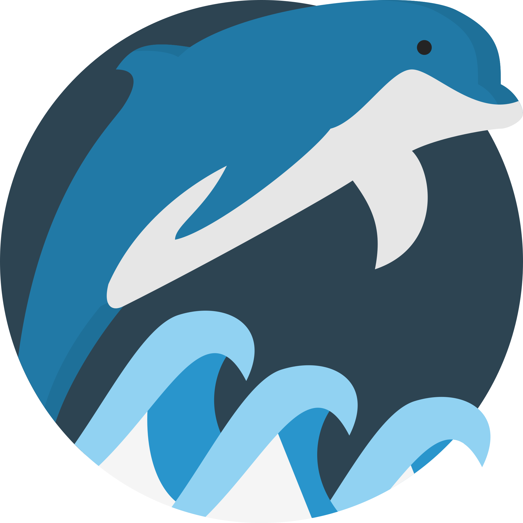 Bottlenose Dolphin Cliparts 7, Buy Clip Art - Dolphin Icon (2000x2000)