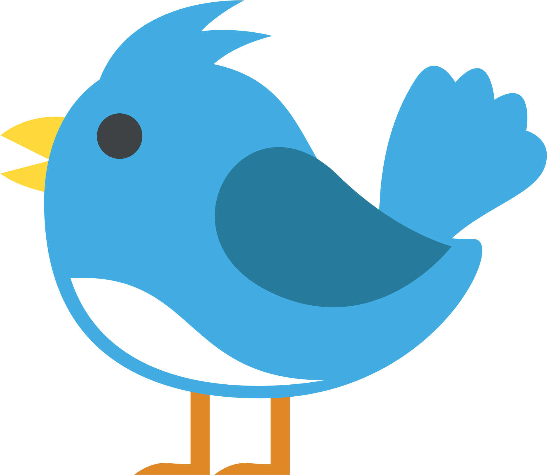 Mall Animal Cliparts 18, Buy Clip Art - Logo With Blue Bird (2000x2000)