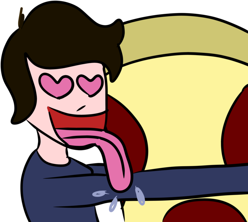 Adam Loves Pizza Lol By Krayedon - Cartoon (894x894)