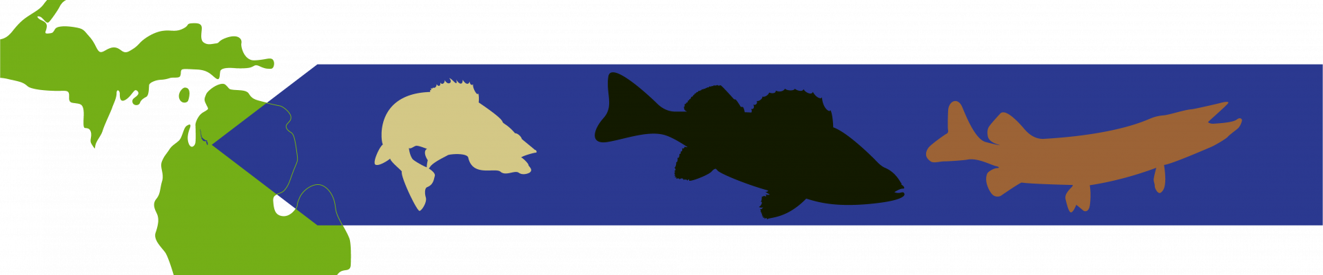 This Northern Michigan Lake Is Perfect For Early-season - Topographical Map Of Michigan (1920x400)