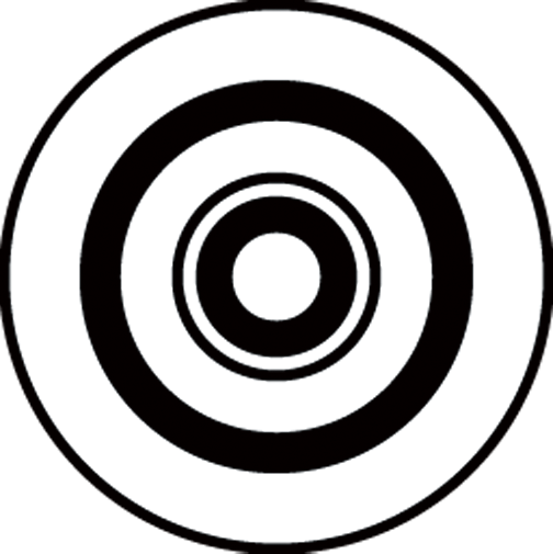 Black And White Circle Area Technology Clip Art - Clip Art (504x505)
