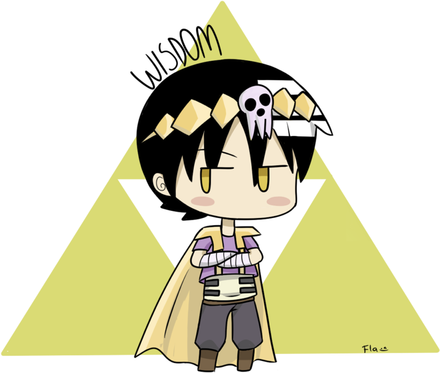 Triforce- Wisdom By Frammur - Triforce (900x779)
