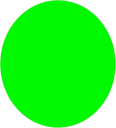 Matemática Do Michael - Plain Green Circle (403x445)