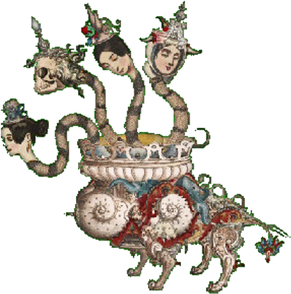 Head Yard Hydra Sprite - Cartoon (602x614)