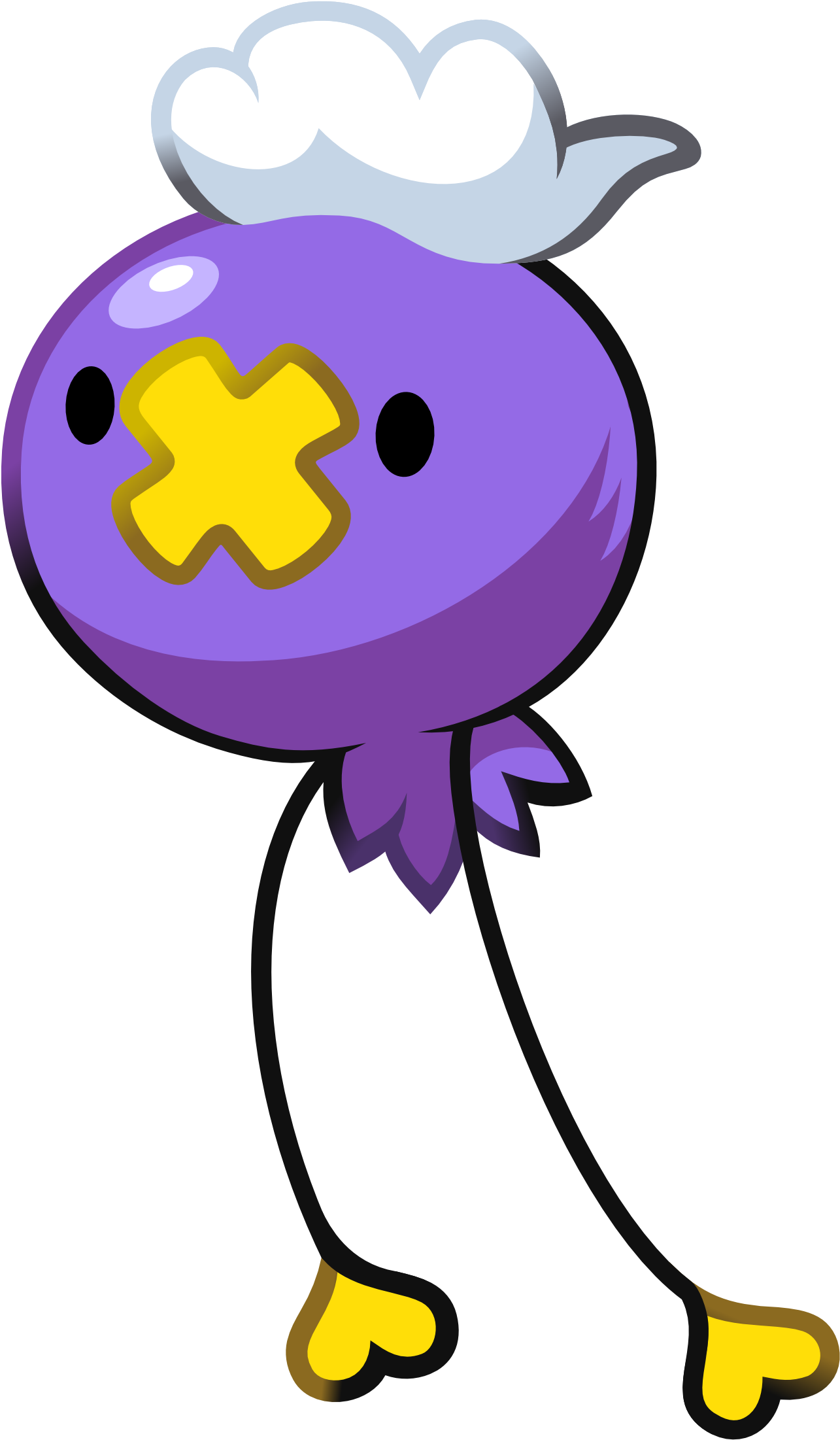 Drifloon - Pokémon Heartgold And Soulsilver (2500x2500)