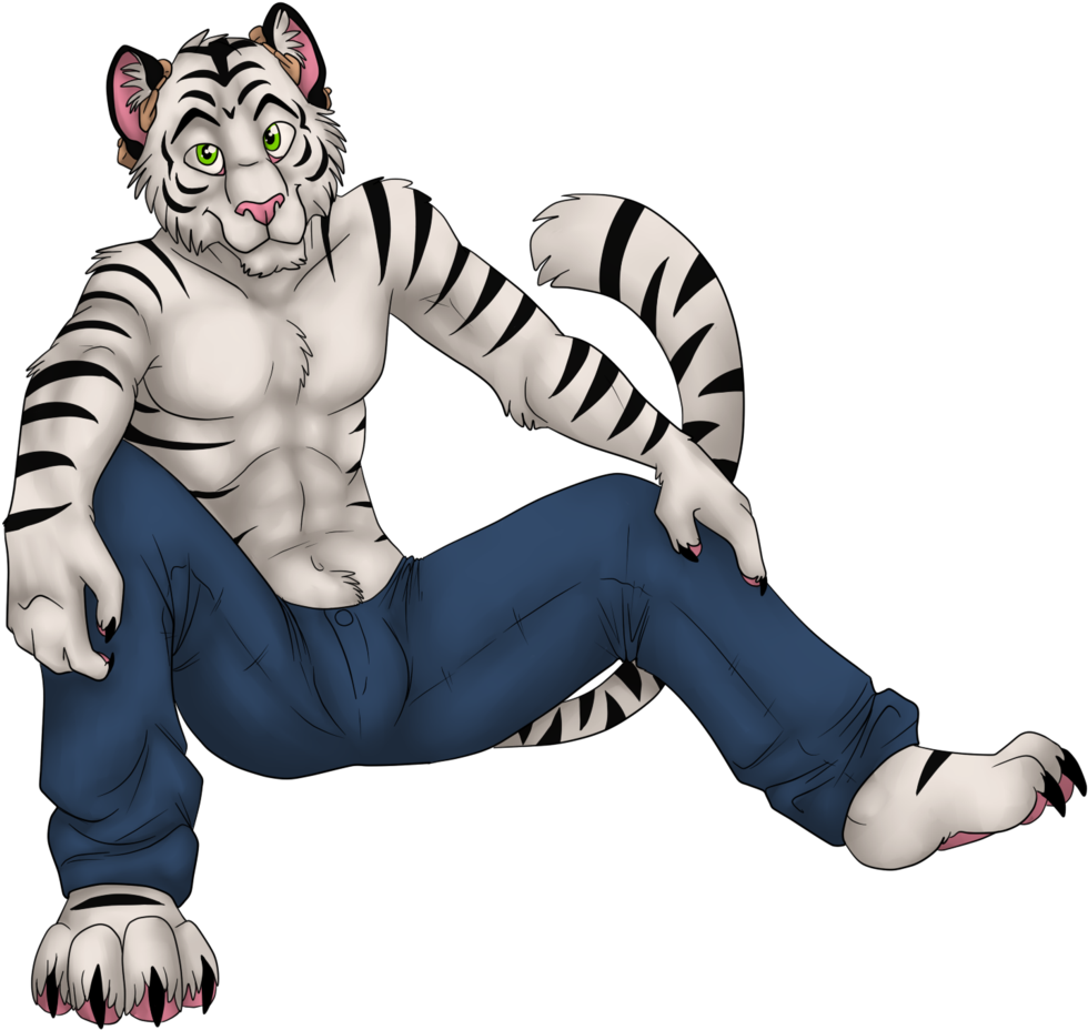Clifford The White Tiger Commission By Sweentastic - White Tiger Male Furry (1024x986)
