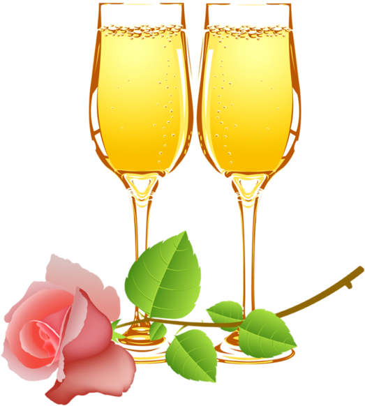 Gifs, Tubes De Ano Novo - Te Y Champan Animado (600x600)