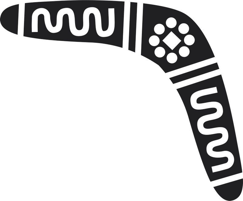 Boomerang Rubber Stamp - Rubber Stamp (800x662)
