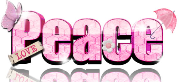 Peace And Love Png (600x261)