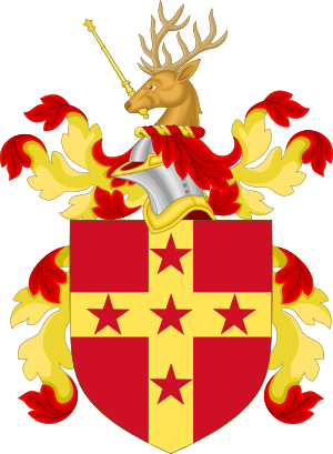 Coat Of Arms Of William Randolph - Queen Mary University Of London (353x481)