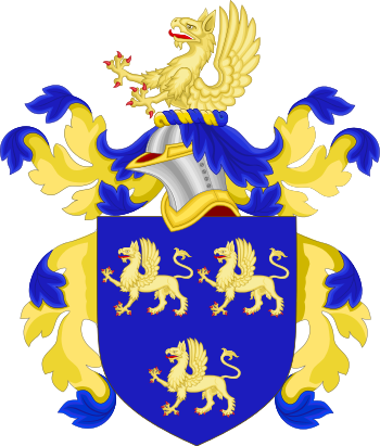Coat Of Arms Of George Wythe - Nathan Hale Coat Of Arms (350x411)