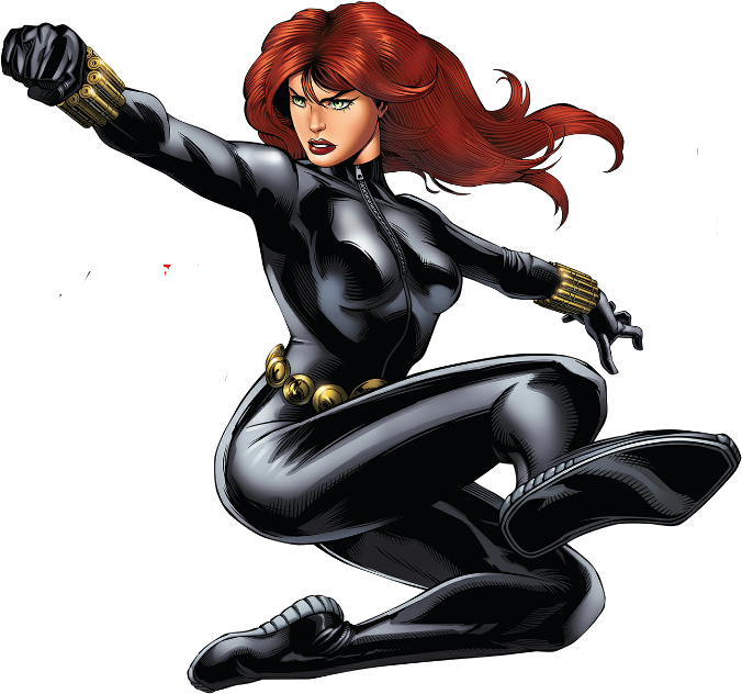 Black Widow Marvel Comics Poster Marvel Cinematic Universe - Avengers Black Widow Comic (731x743)