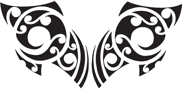 Symmetrical Design, Shape, Art, Abstract, Swirls, Symmetrical - Tribal Patterns (640x320)