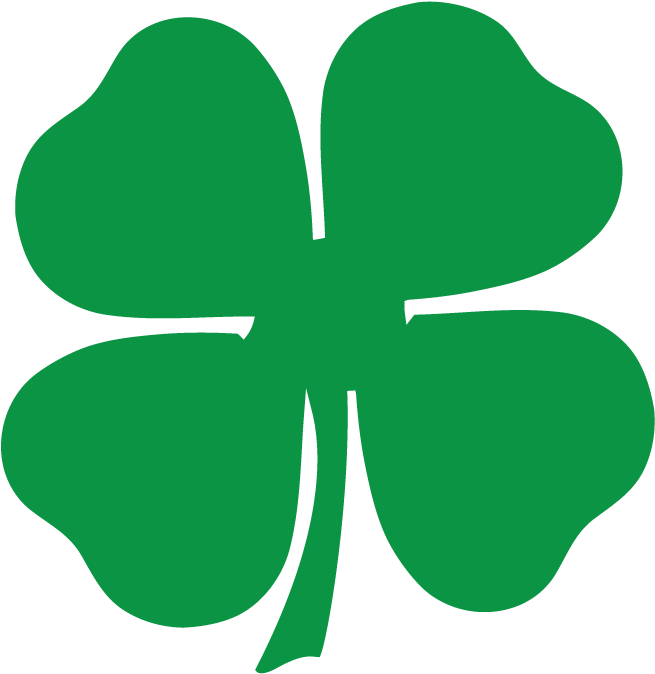 4 Four Leaf Clover Lucky Charm Irish Pride St Patricks - St Patrick's Day Four Leaf Clover (1345x1345)