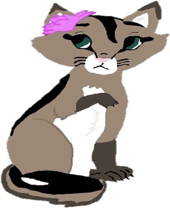Warrior Cats Oc~nightshade By Missanimaniac - Drawing (575x691)