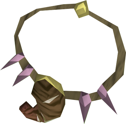 Classy Inspiration Emerald Necklace Runescape 2007 - Demonic Horn (426x418)
