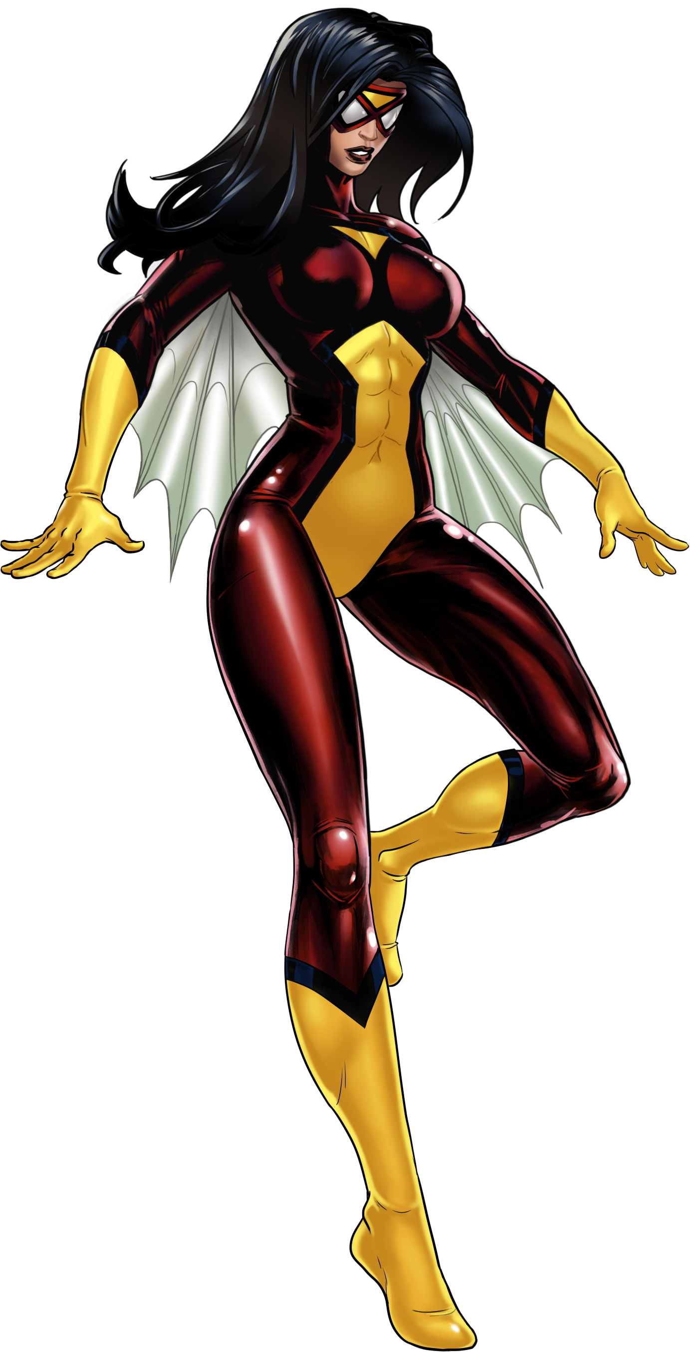 Hq Spider-woman Wallpapers - Captain Marvel Marvel Avengers Alliance (1383x2709)