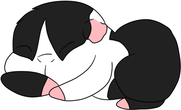 Smol Sleeping Pig By Seaninmate - Cartoon (740x620)