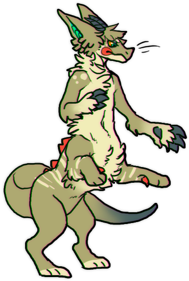 He Gon Kick Ur Butt By Undeadchickennugget - Cartoon (549x628)