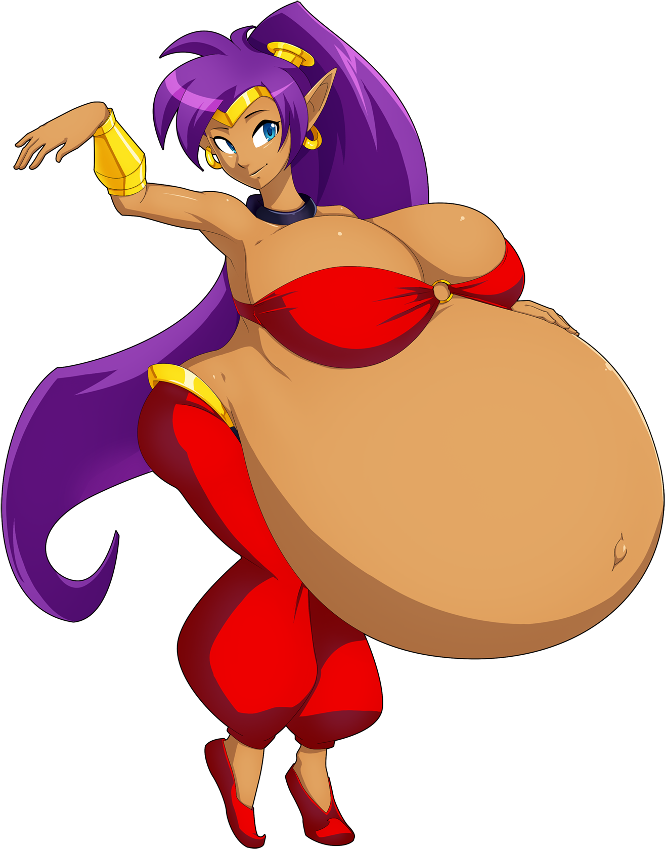Half-genie Hero Shantae And The Pirate's Curse Starfire - Shantae Big Boobs (1400x1763)