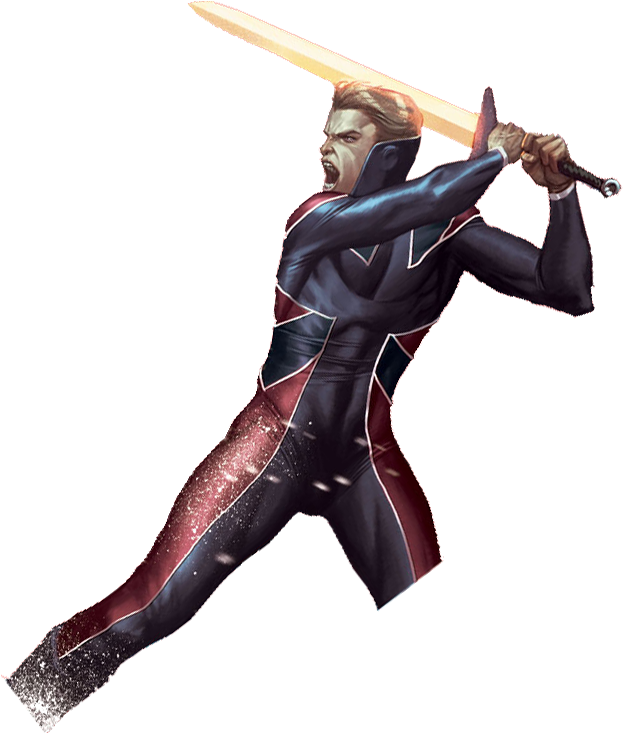 Avengers Comic Book Page Download - Brian Braddock (636x732)