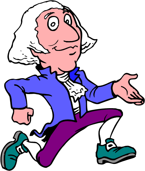 President - George Washington Coloring Page (490x568)