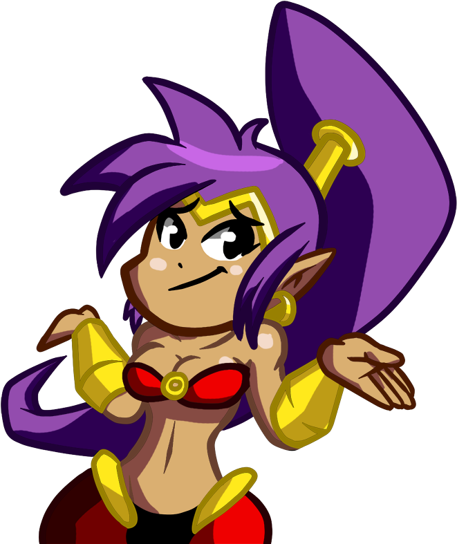 Half-genie Hero Shantae And The Pirate's Curse The - Shantae Gif Transparent (800x820)