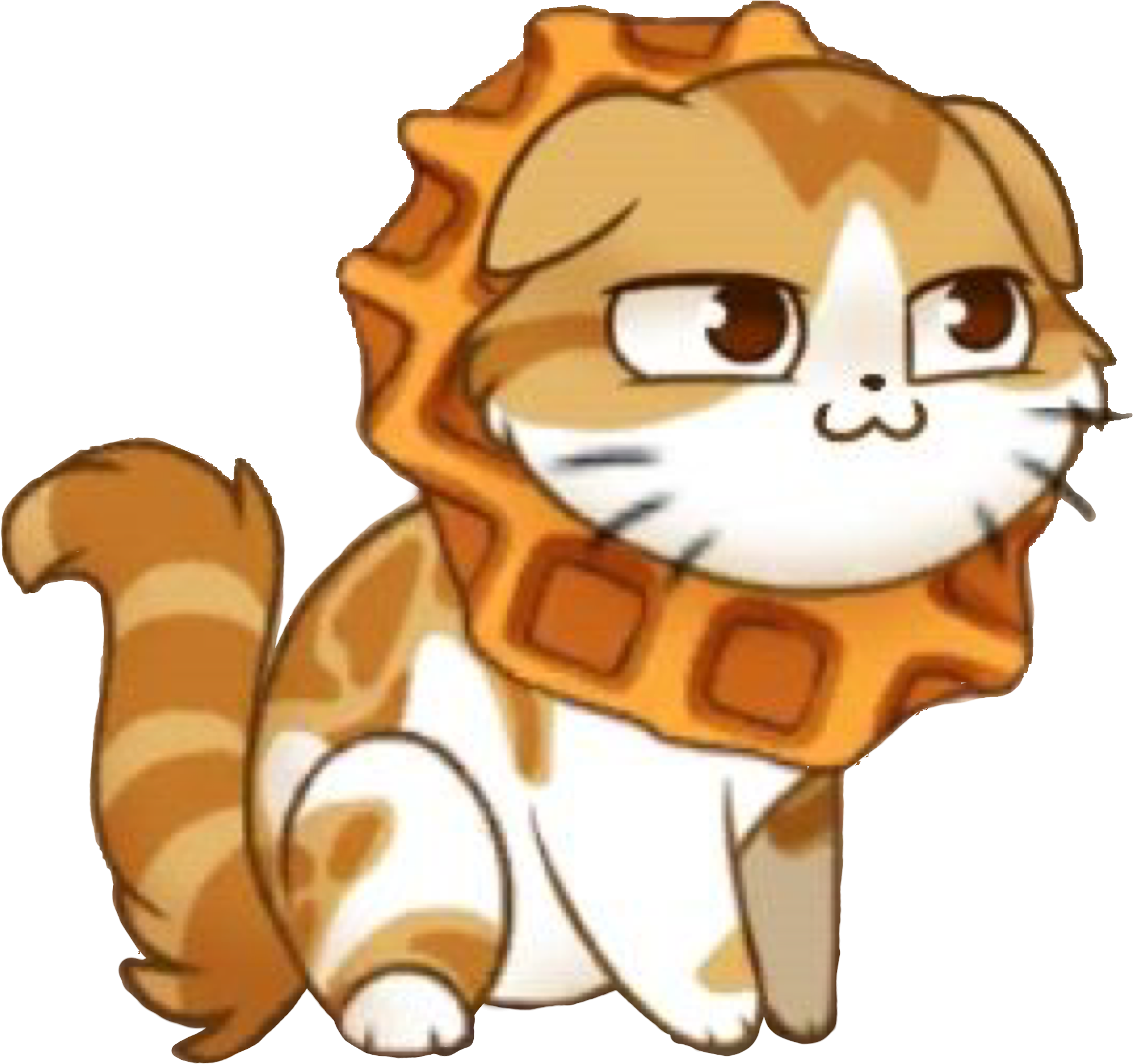 Waffles Rank 2 - Cartoon (2048x2041)