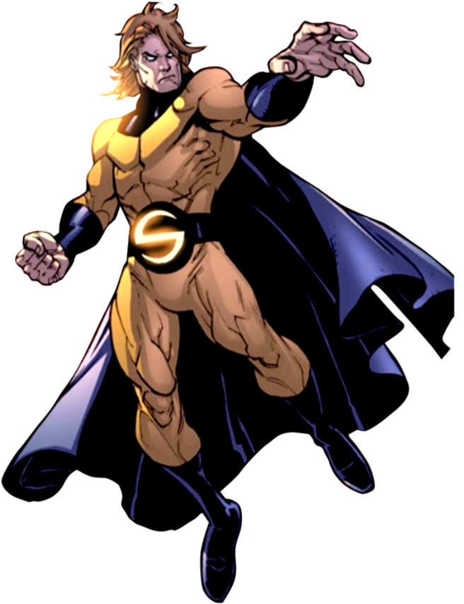 Superman Sentry Marvel Comics Superhero Avengers - Sentry Vs Red Hulk (894x894)
