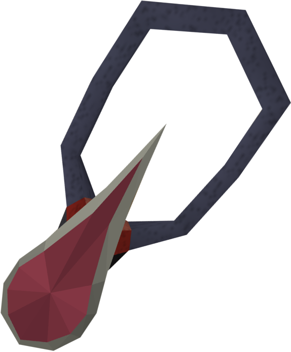 Blood Amulet Of Fury - Osrs Amulet Of Fury (574x696)