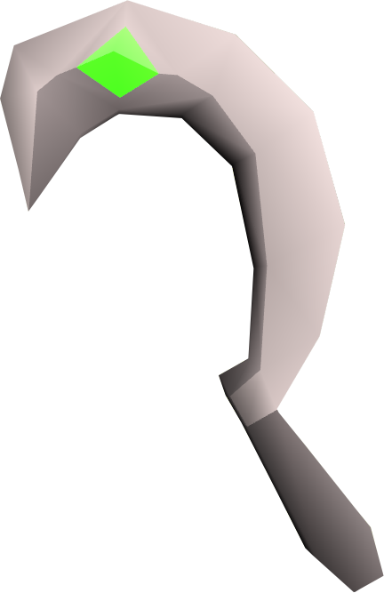 Enchanted Sickle Emerald Detail - Construction Paper (432x667)