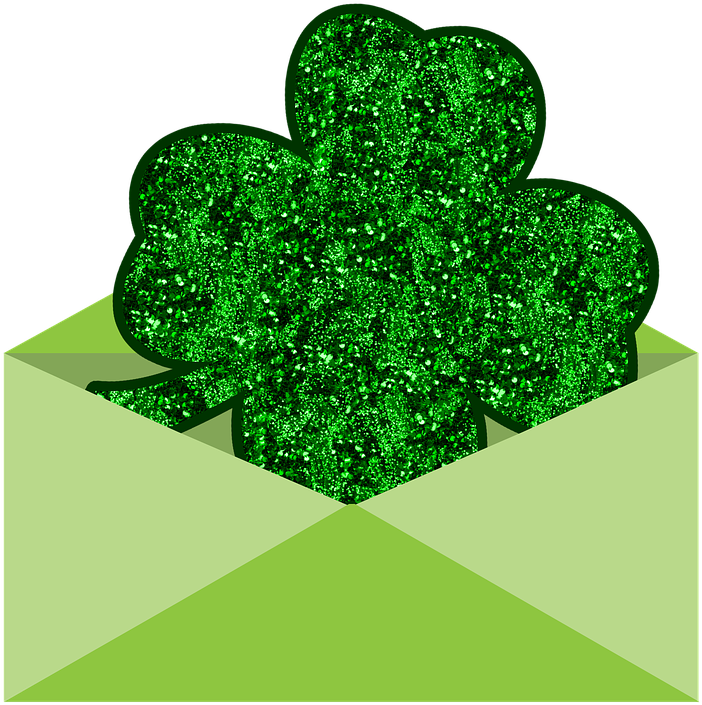 Four Leaf Clover Outline 13, - Shamrock (714x720)