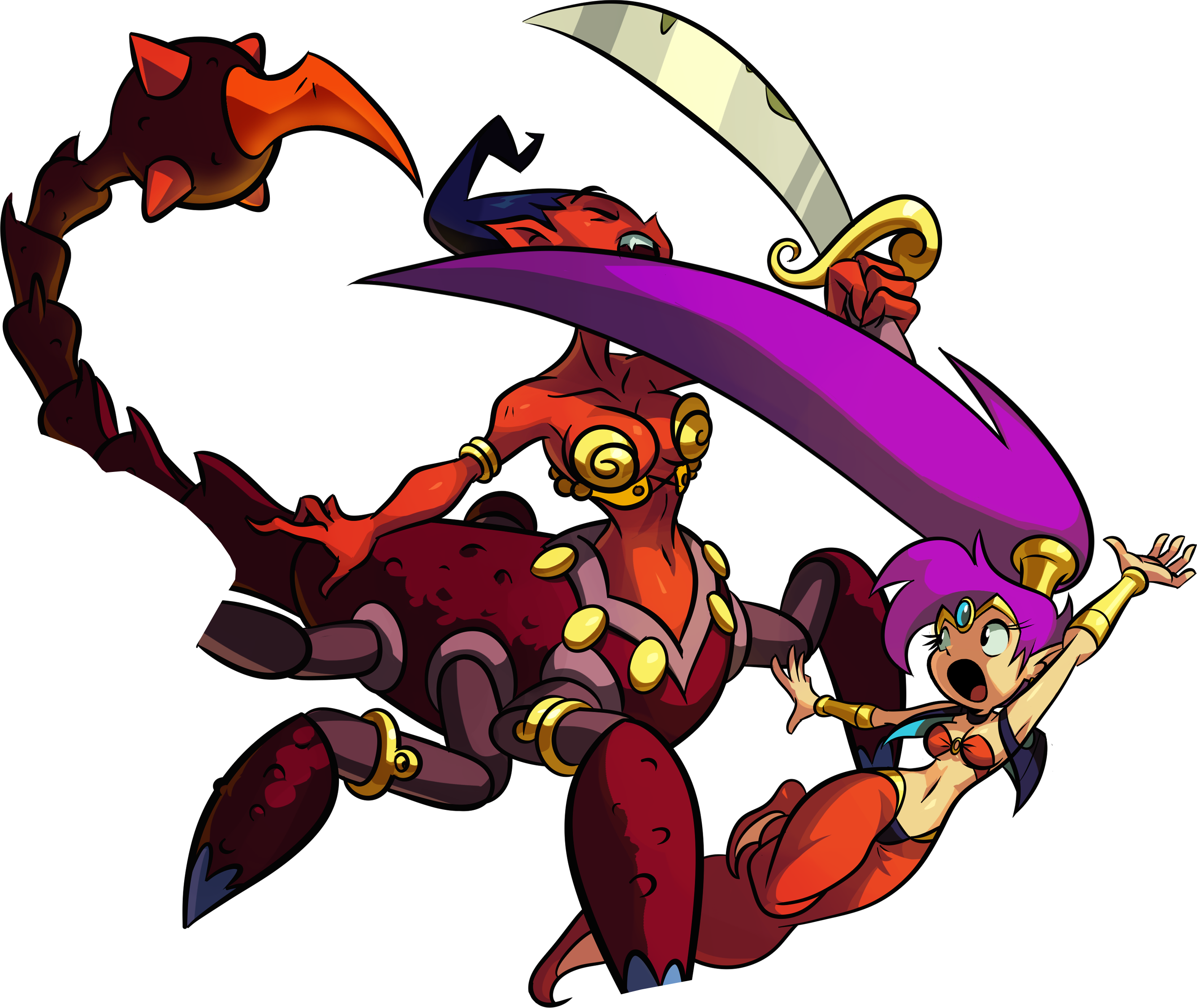 Shantae And The Pirate's Curse Shantae - Shantae Scorpion (2671x2249)