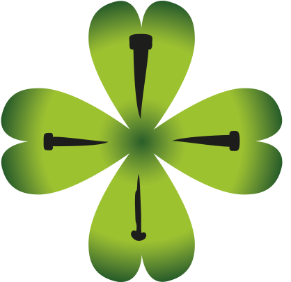 I Made This Four Leaf Clover As Our New Logo, And It´s - Zaxxon (426x404)