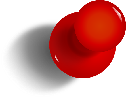 Push Pin Image - Push Pin Png - (640x496) Png Clipart Download